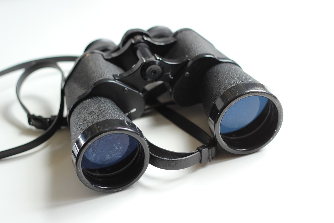 Image - binoculars old antique equipment