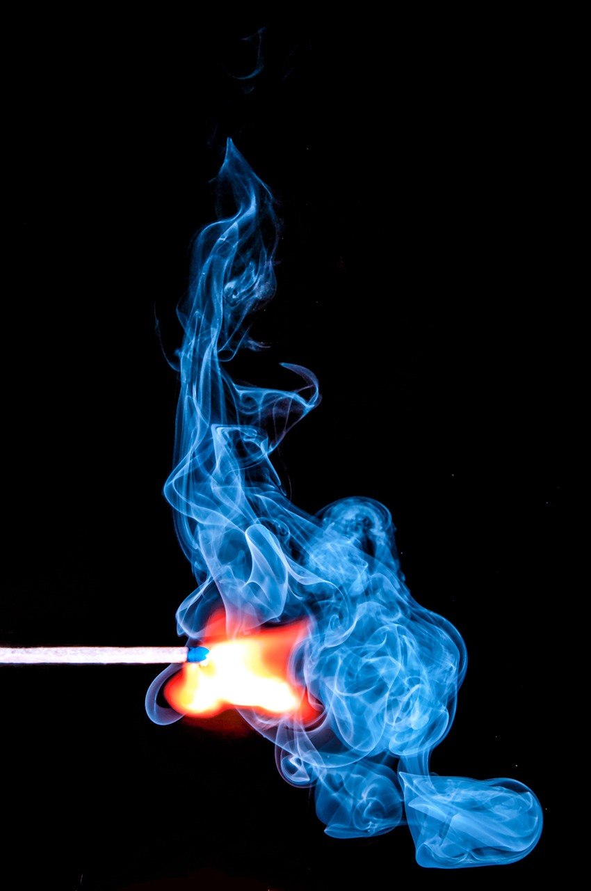 Image - match sticks smoke ignite fire