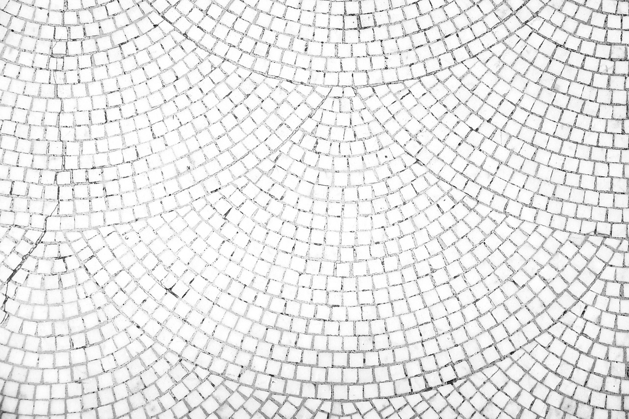Image - mosaic texture structure white