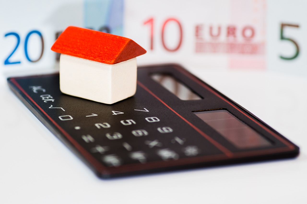 Image - home money euro calculator finance