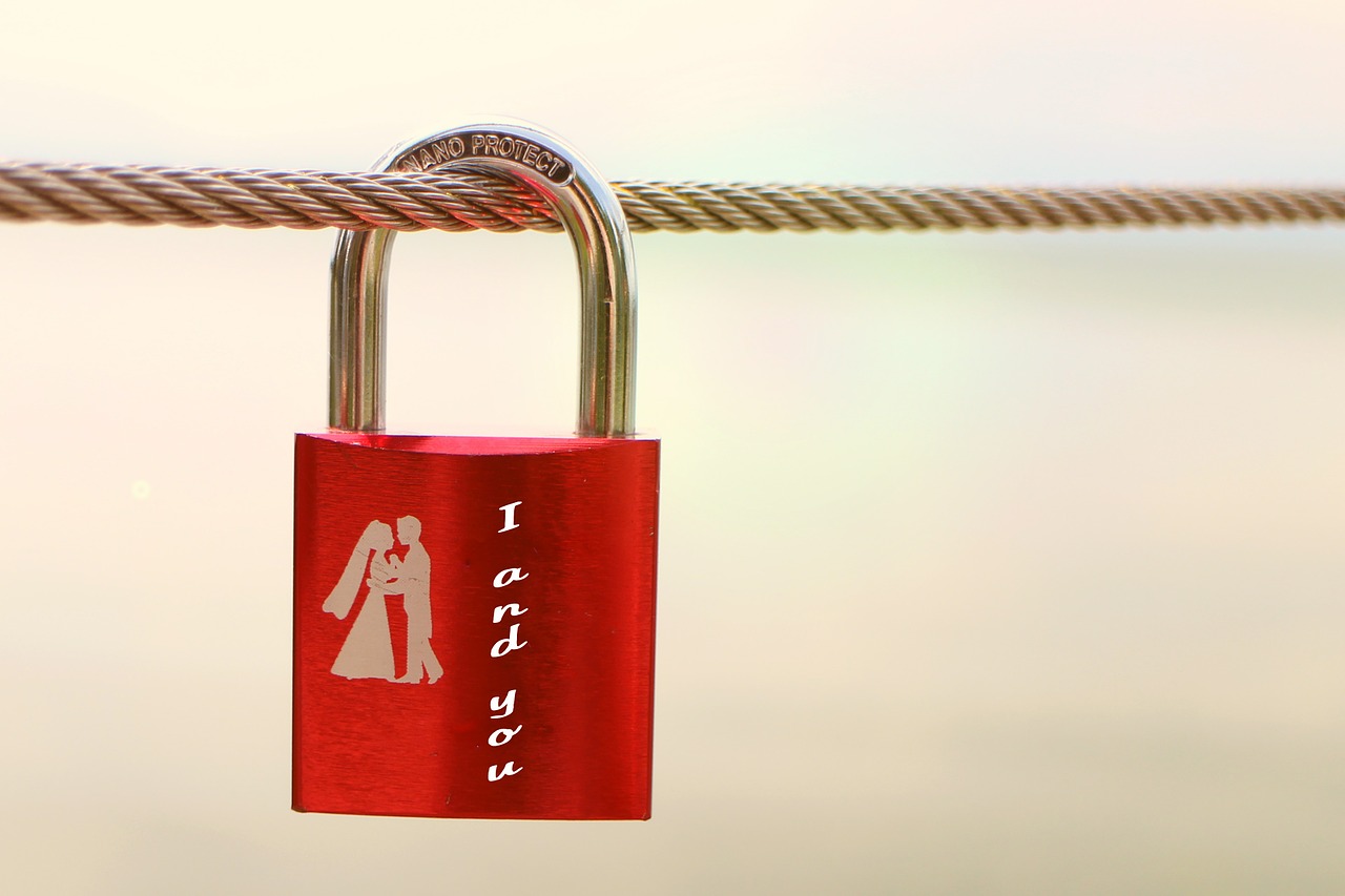 Image - security lock symbol love