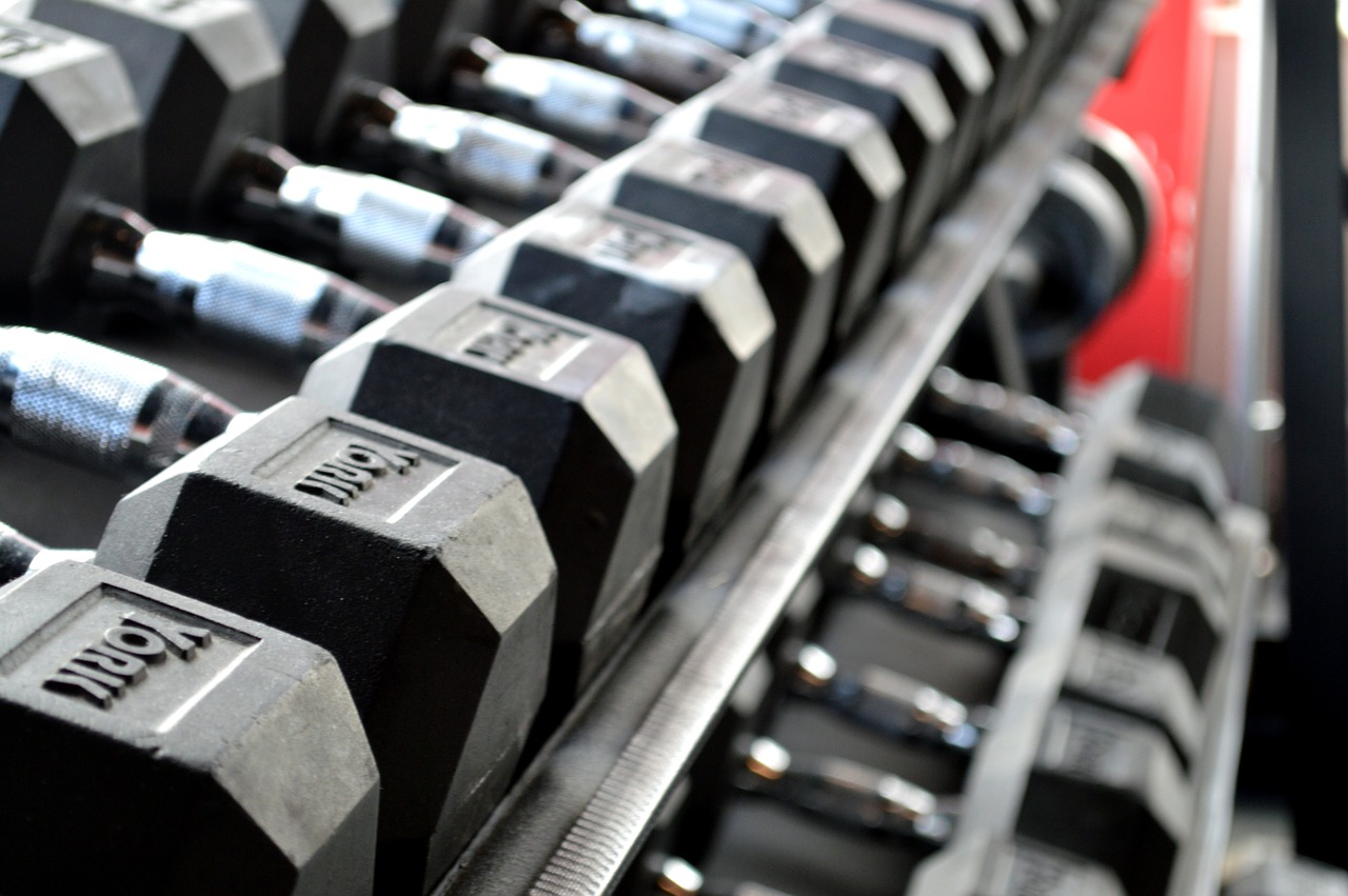 Image - fitness weight lifting dumbbells