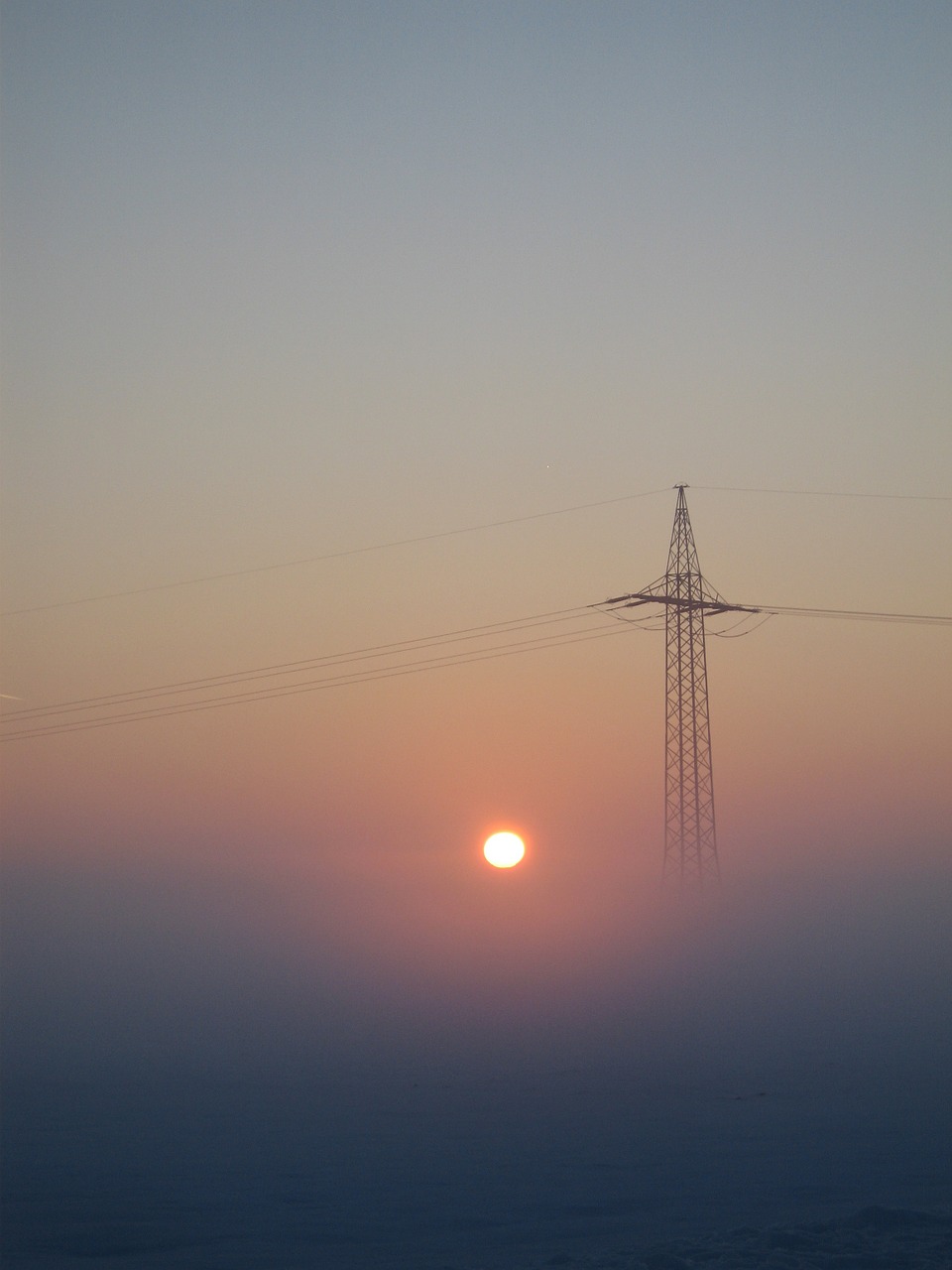 Image - strommast sun energy power line