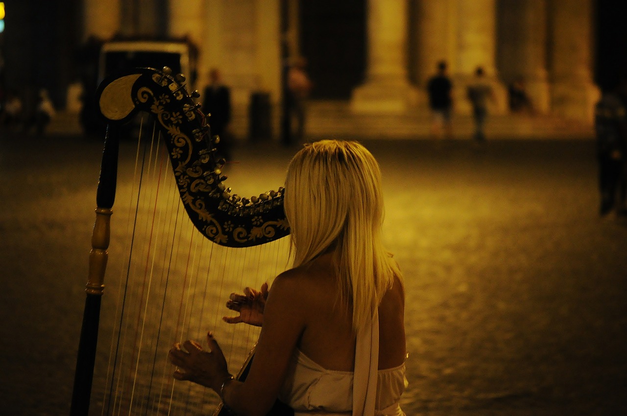 Image - harp musical instrument classical