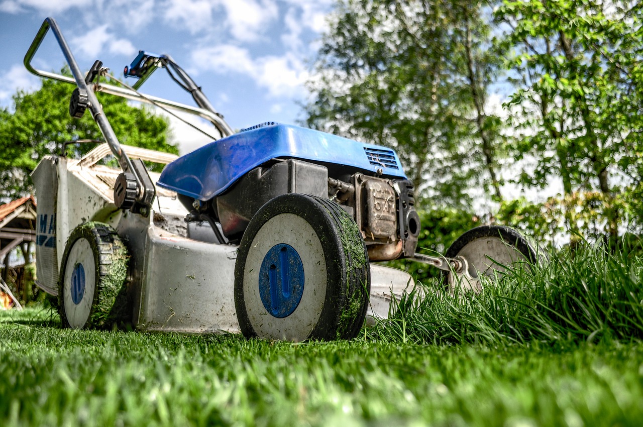 Image - lawnmower gardening lawn mower