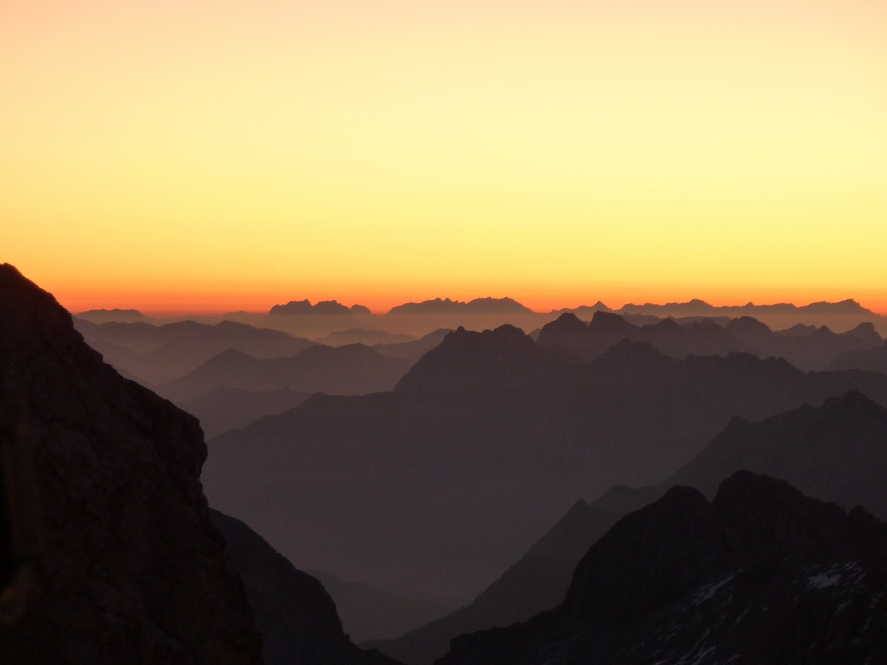 Image - mountains morgenrot alpine panorama