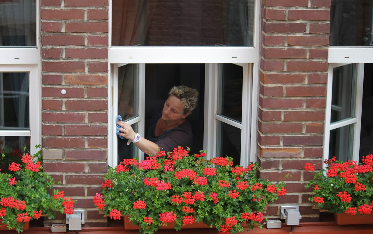 Image - washing windows window clean person