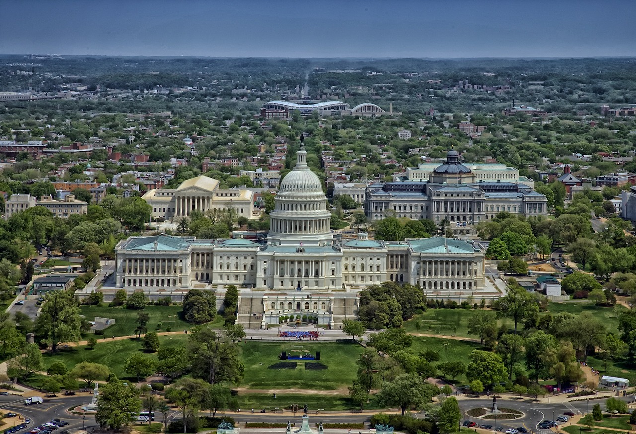 Image - capitol washington dc aerial view