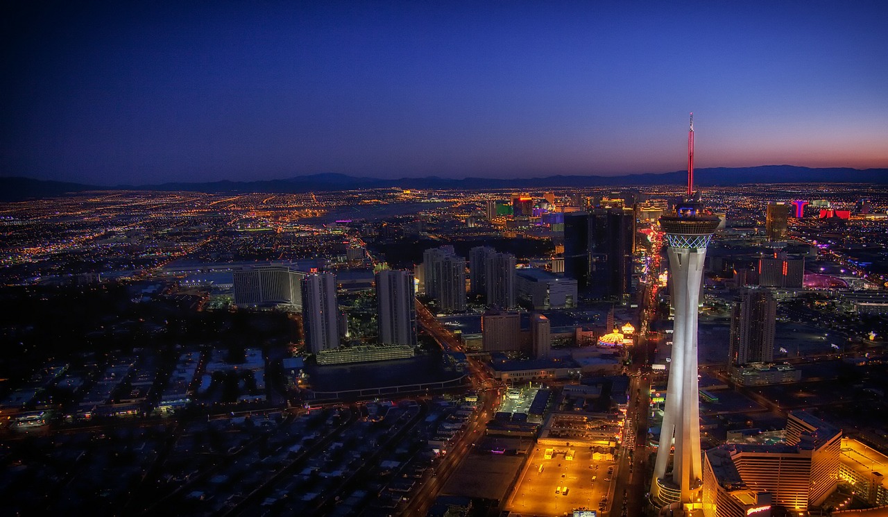 Image - las vegas nevada night evening