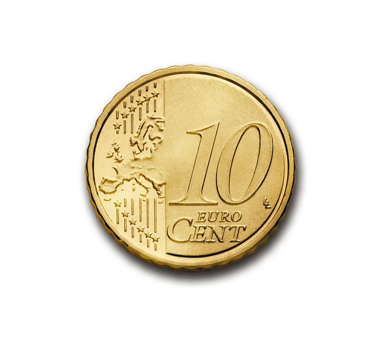 Image - cent 10 euro coin currency europe