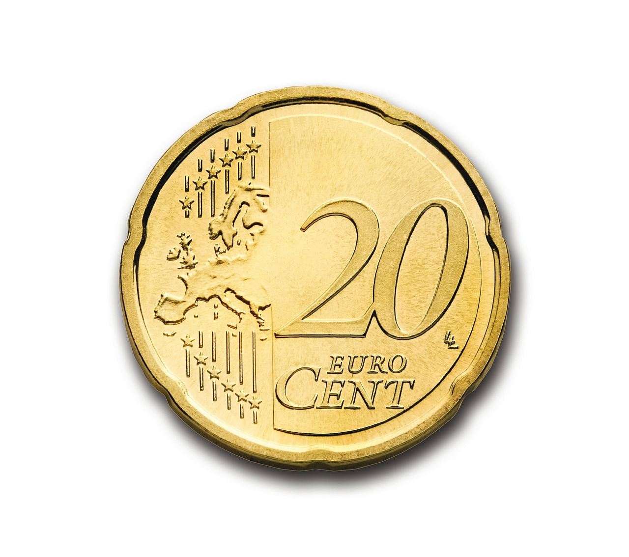 Image - cent 20 euro coin currency europe