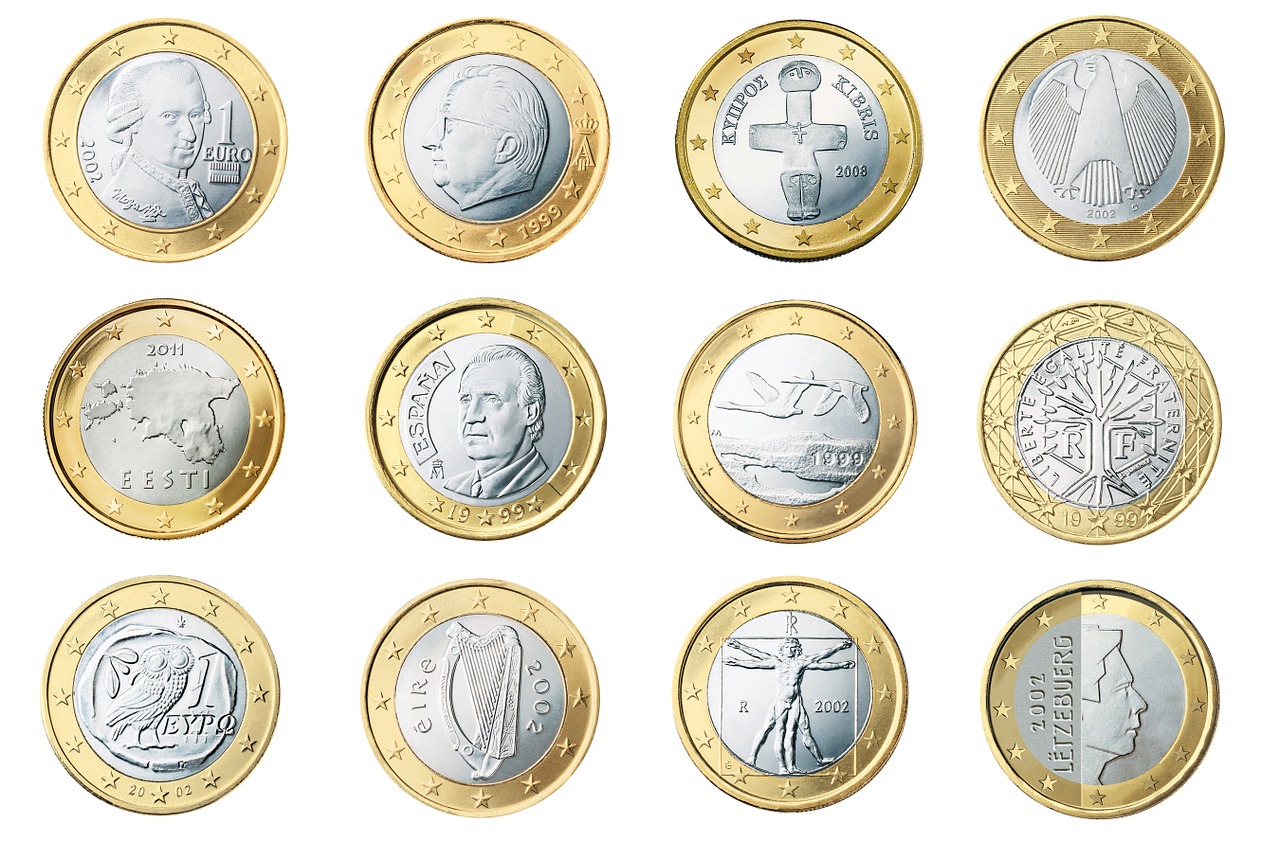 Image - euro 1 coin currency europe money