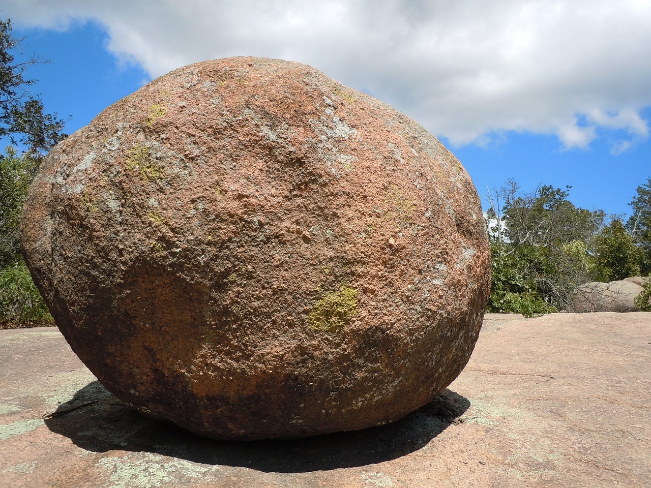 Image - rock boulder round stone nature