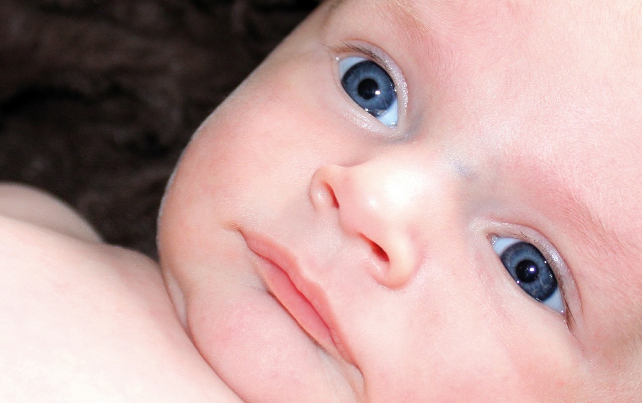 Image - baby eyes newborn blue eye