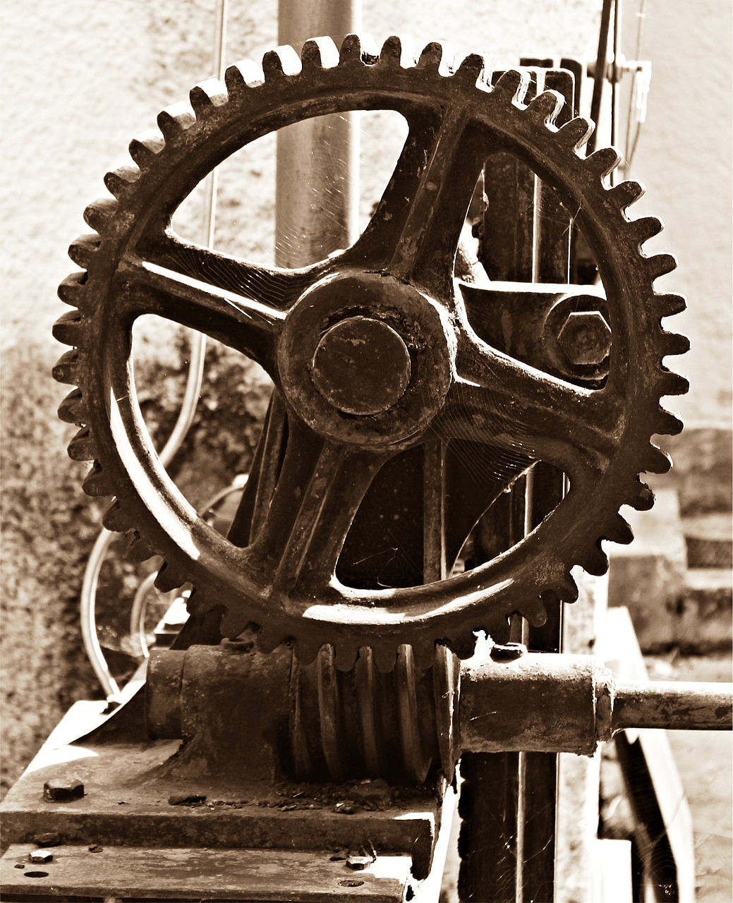 Image - gear mechanics wheels transmission