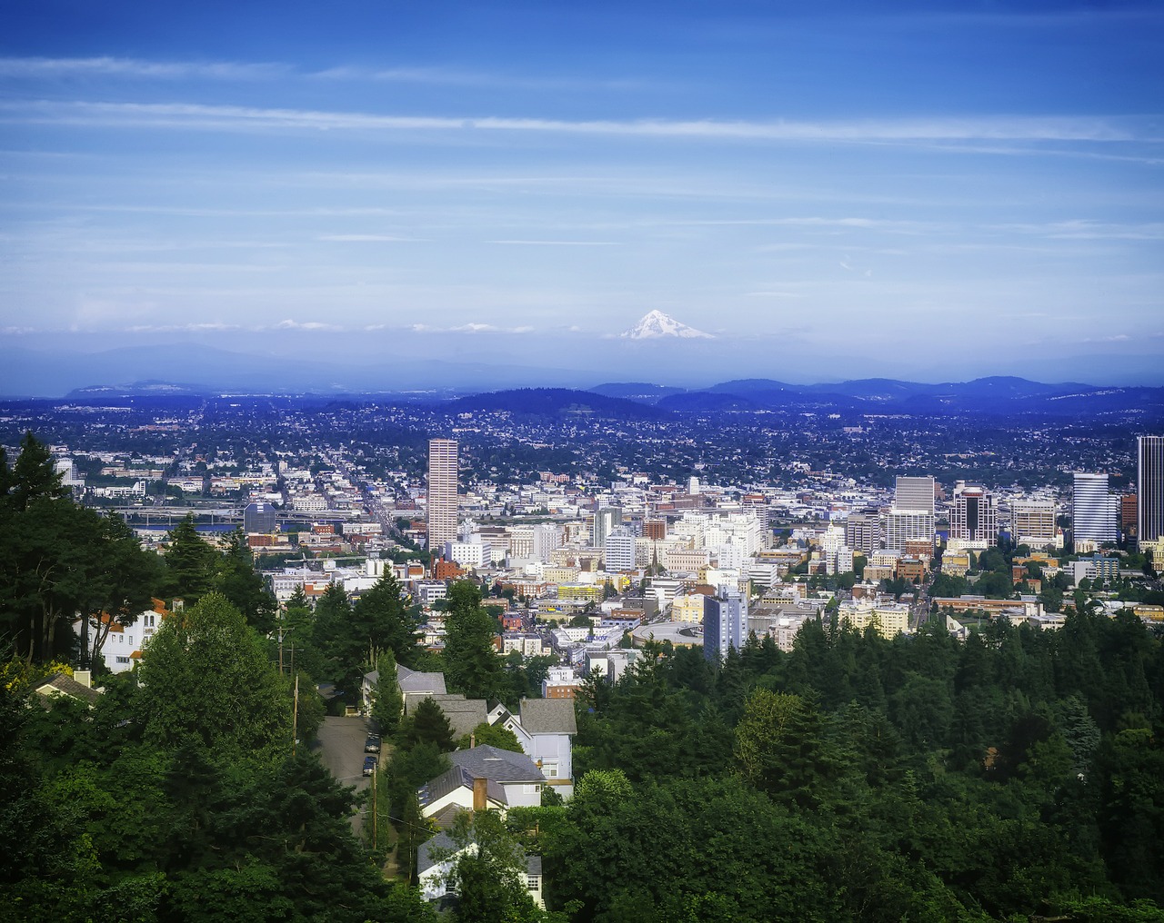 Image - portland oregon cityscape city