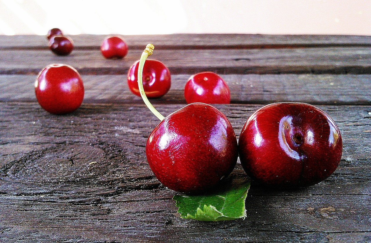 Image - cherries fruit red sweet cherry