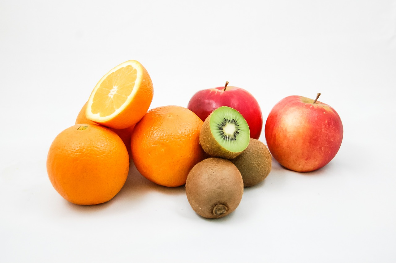 Image - apples kiwi oranges fruit vitamins