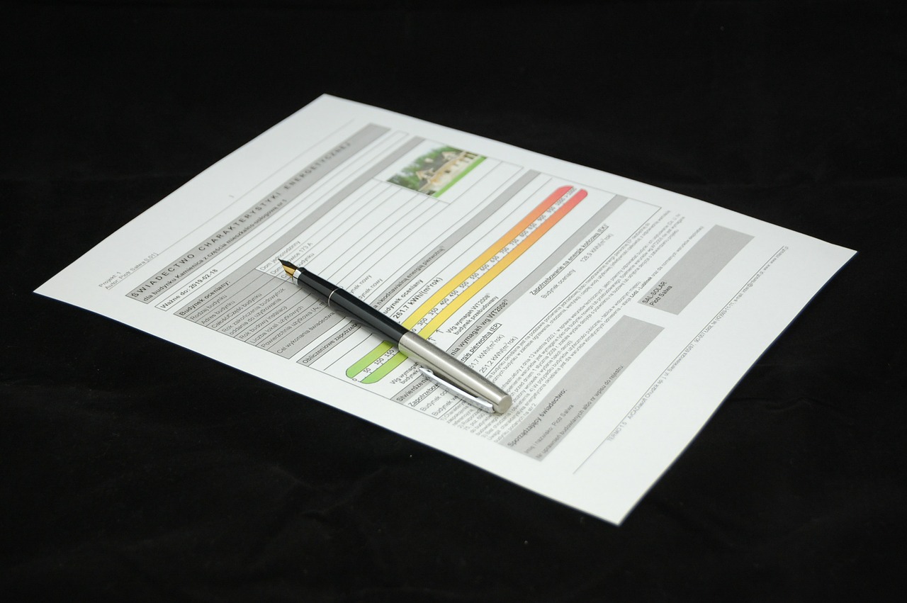 Image - energy certificate document