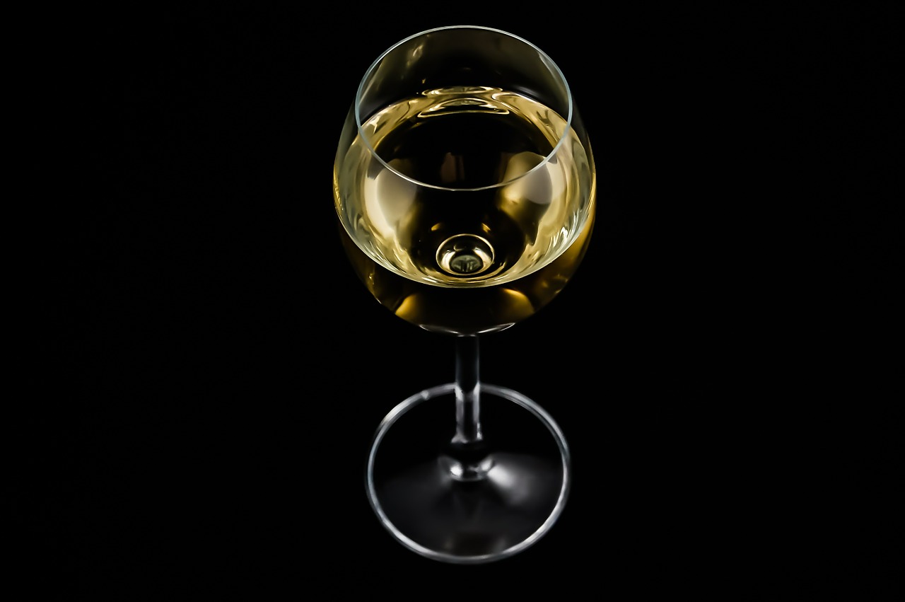 Image - a glass of wine alcohol white wine