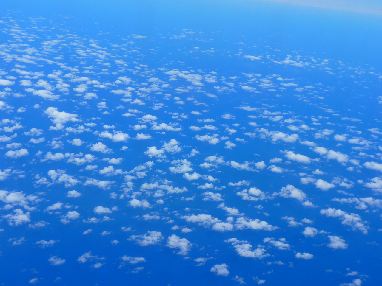 Image - sky clouds space blue white