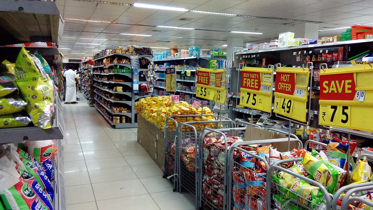 Image - supermarket shopping sales store