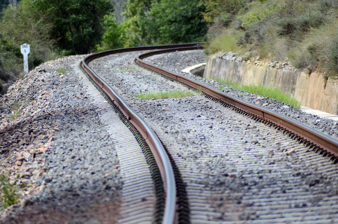 Image - train railway landscape via iron