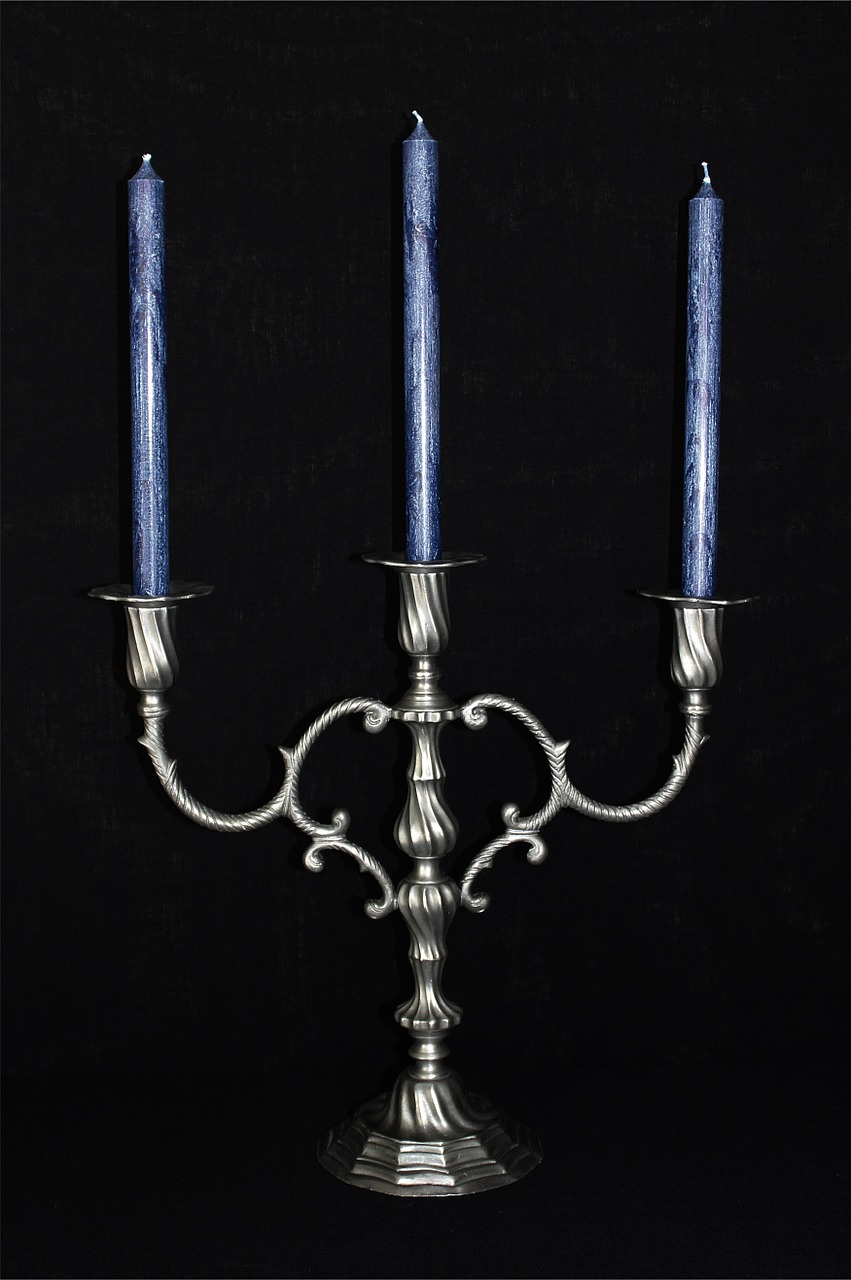 Image - candlestick tin chandeliers