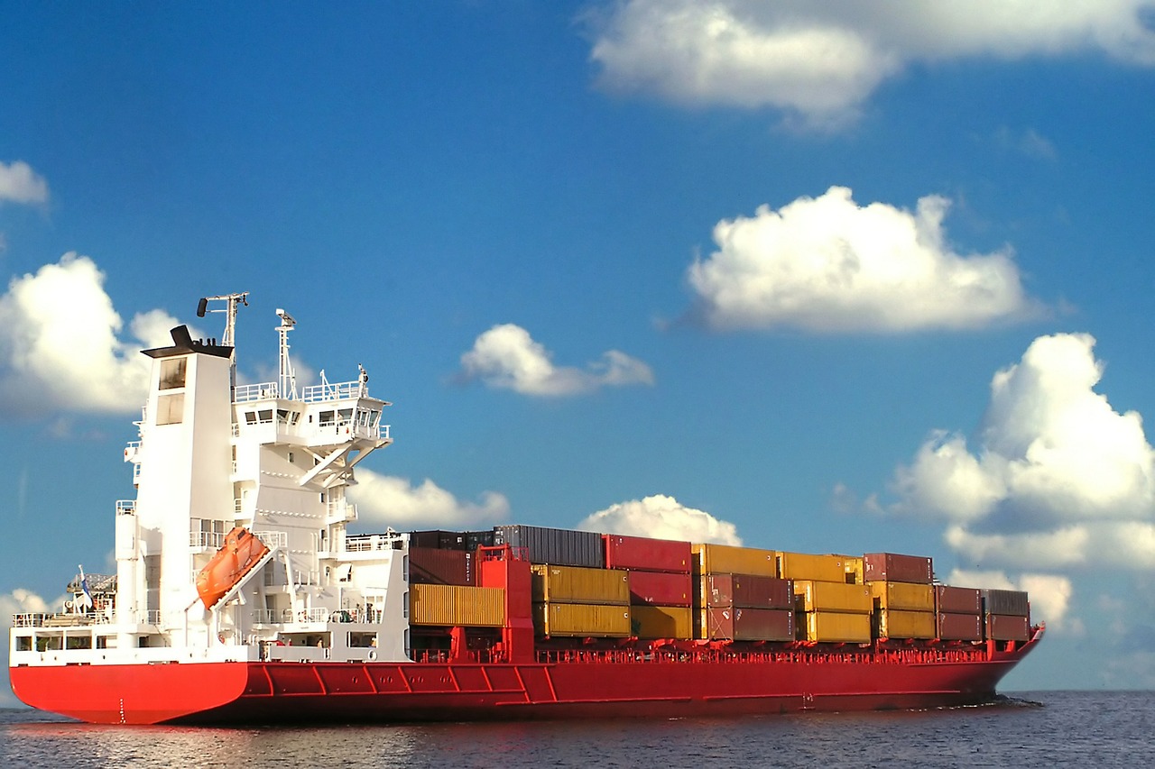 Image - cargo ship container commerce