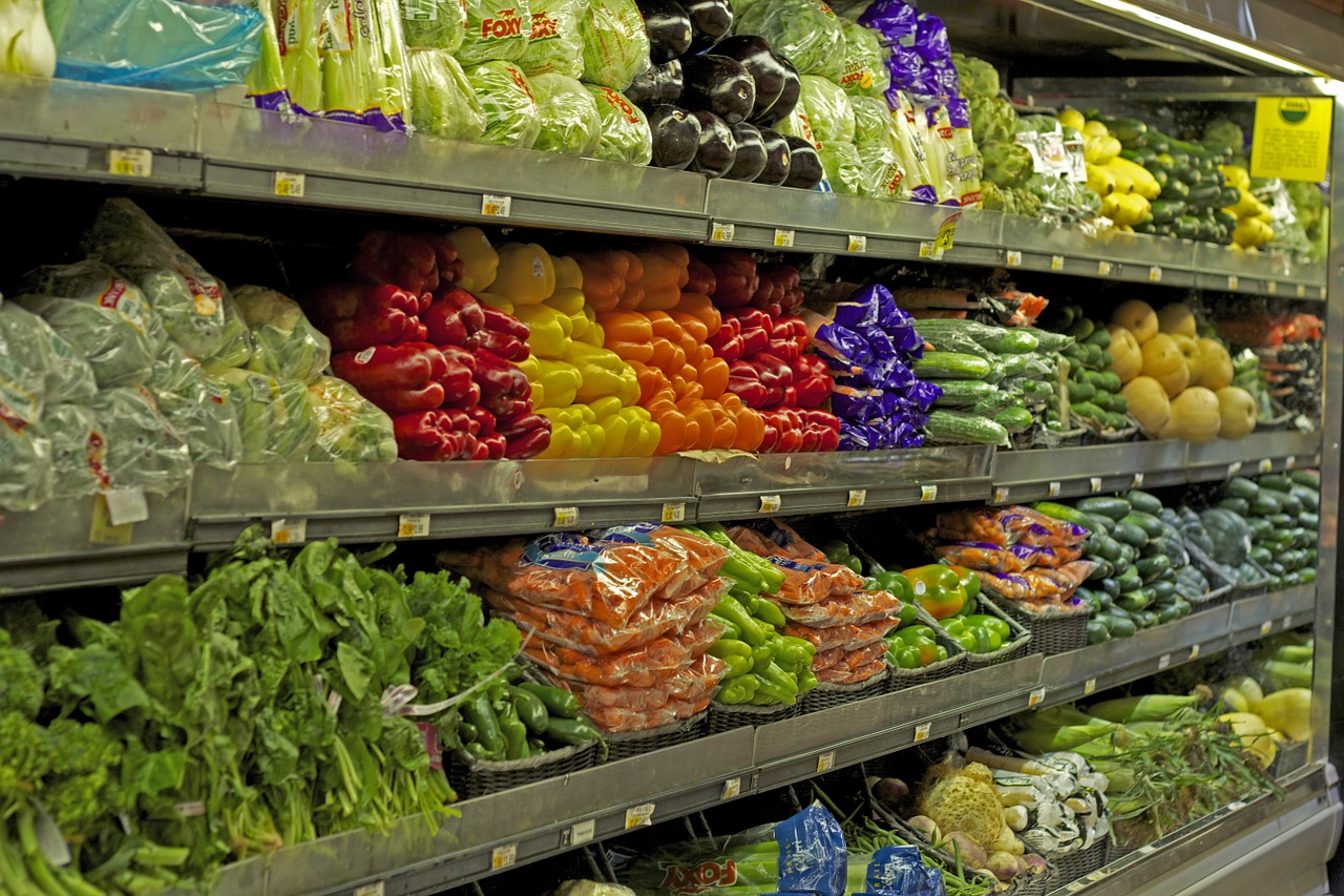 Image - vegetables supermarket food market