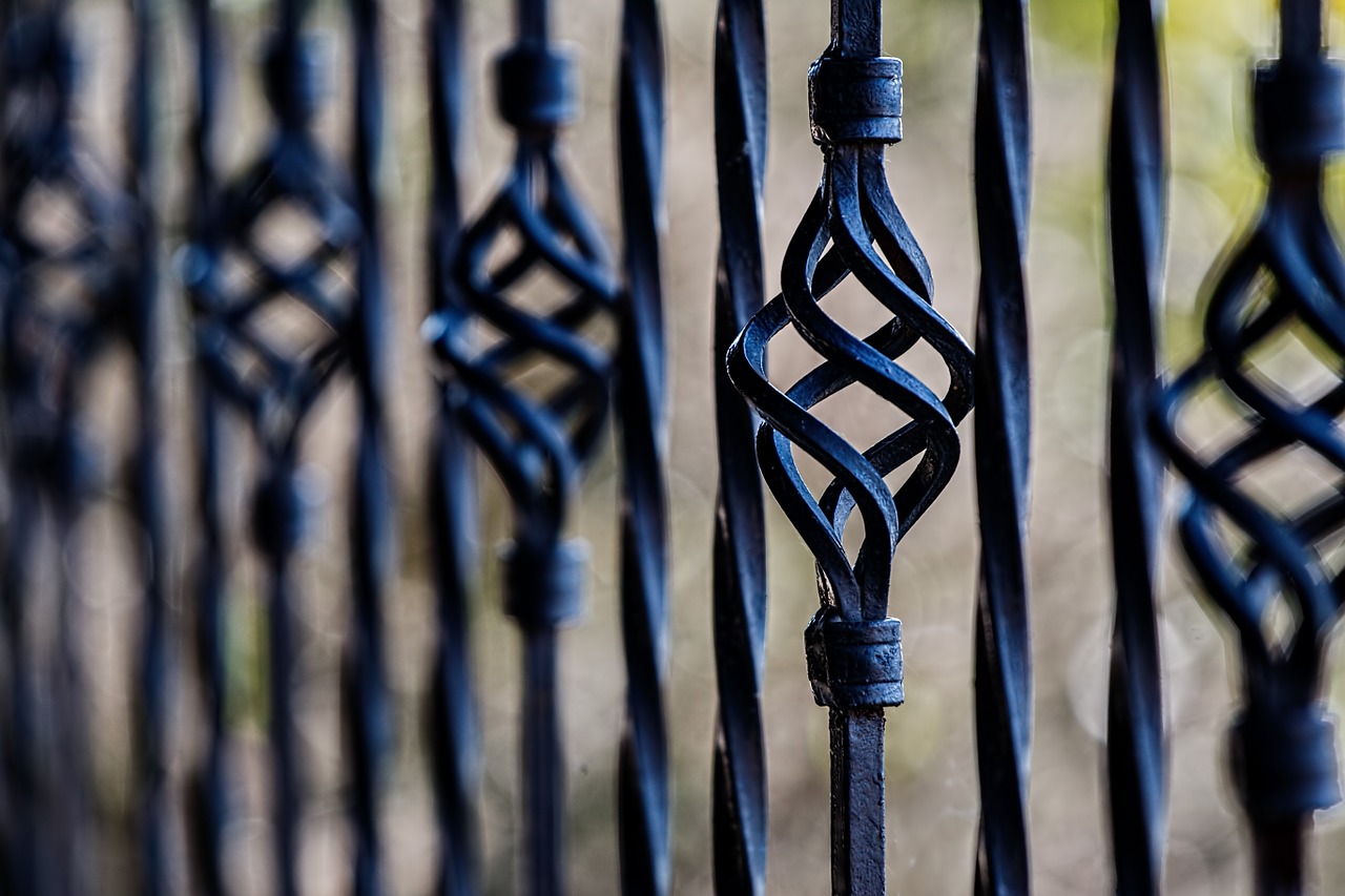 Image - fence railing wrought iron barrier