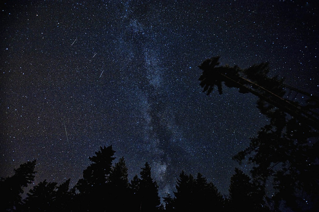 Image - milky way universe perseids cosmos