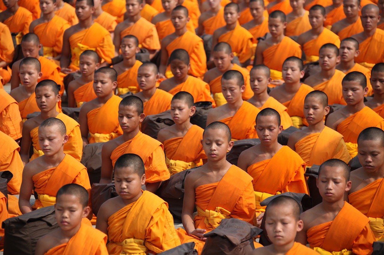 Image - thailand buddhists monks and