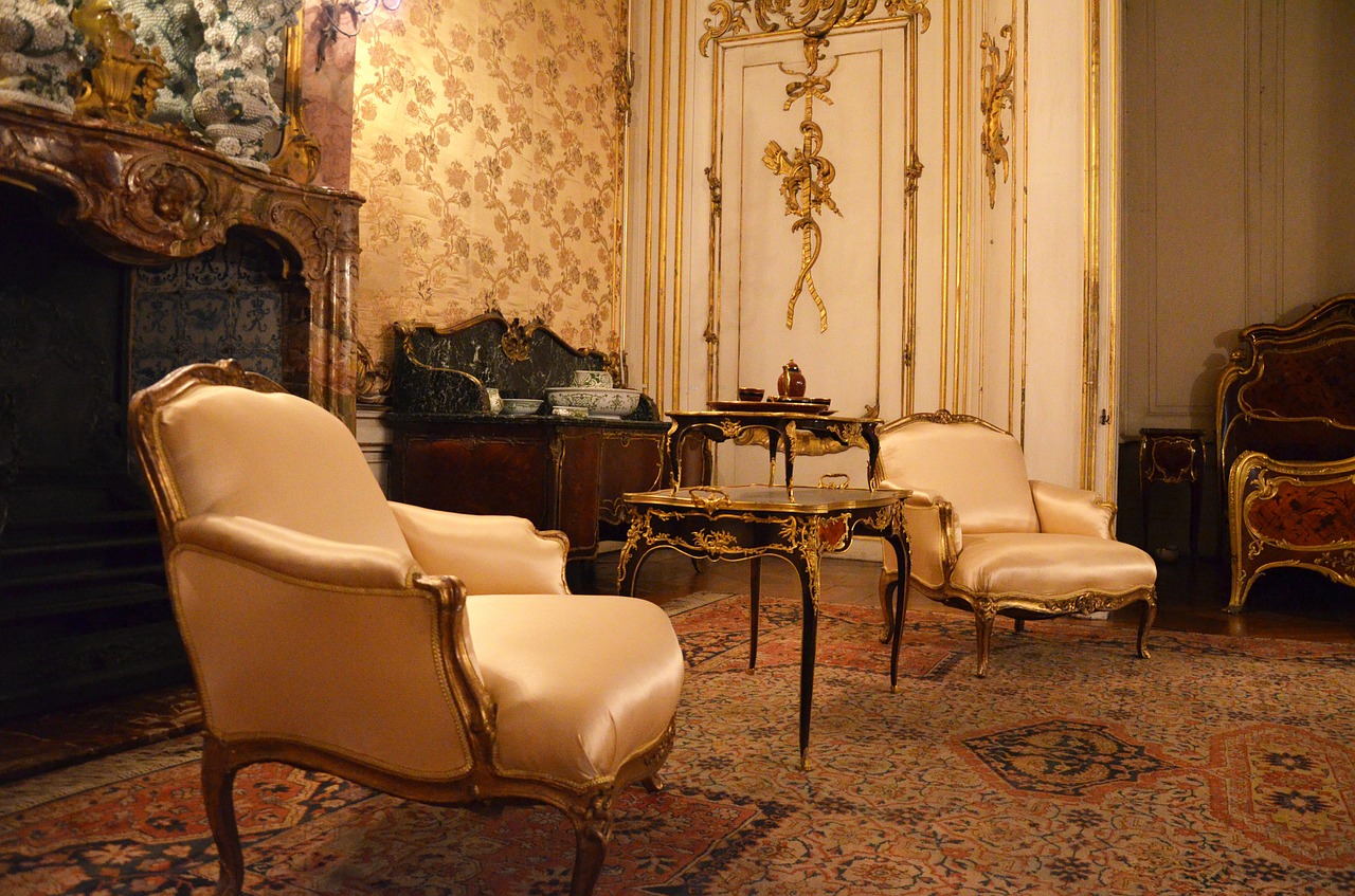 Image - castle sanssouci baroque chair