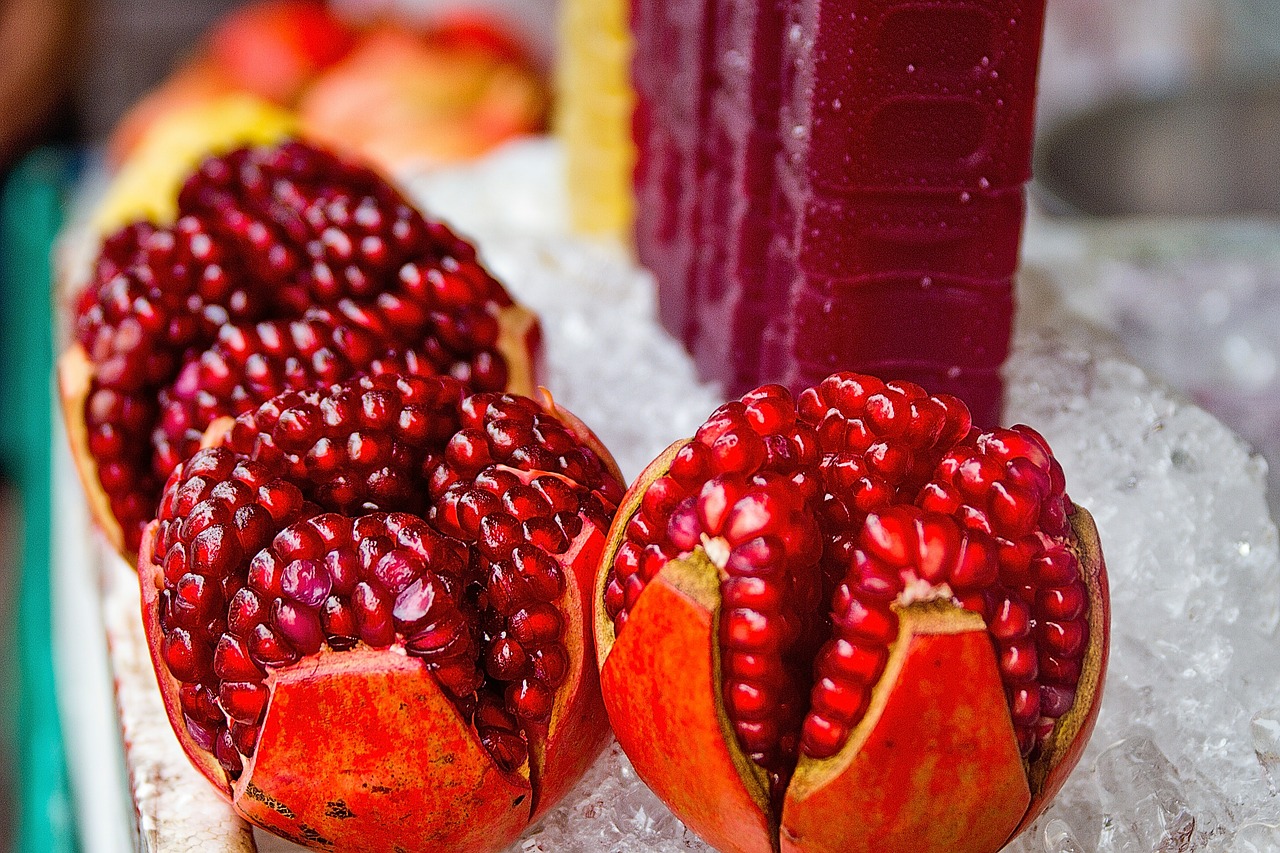 Image - pomegranate juice fruit fresh food