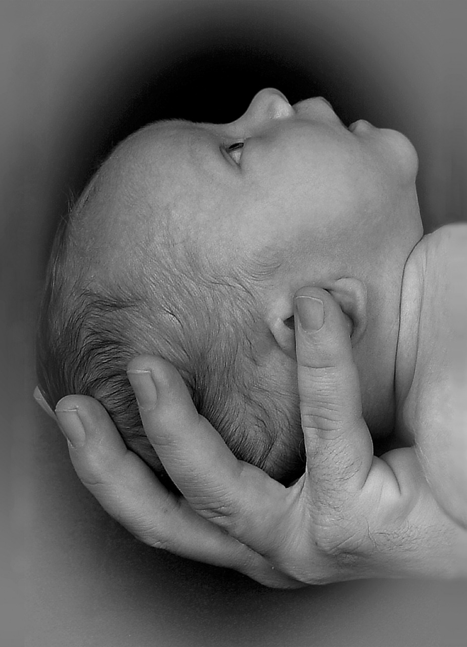 Image - birth child baby newborn hand