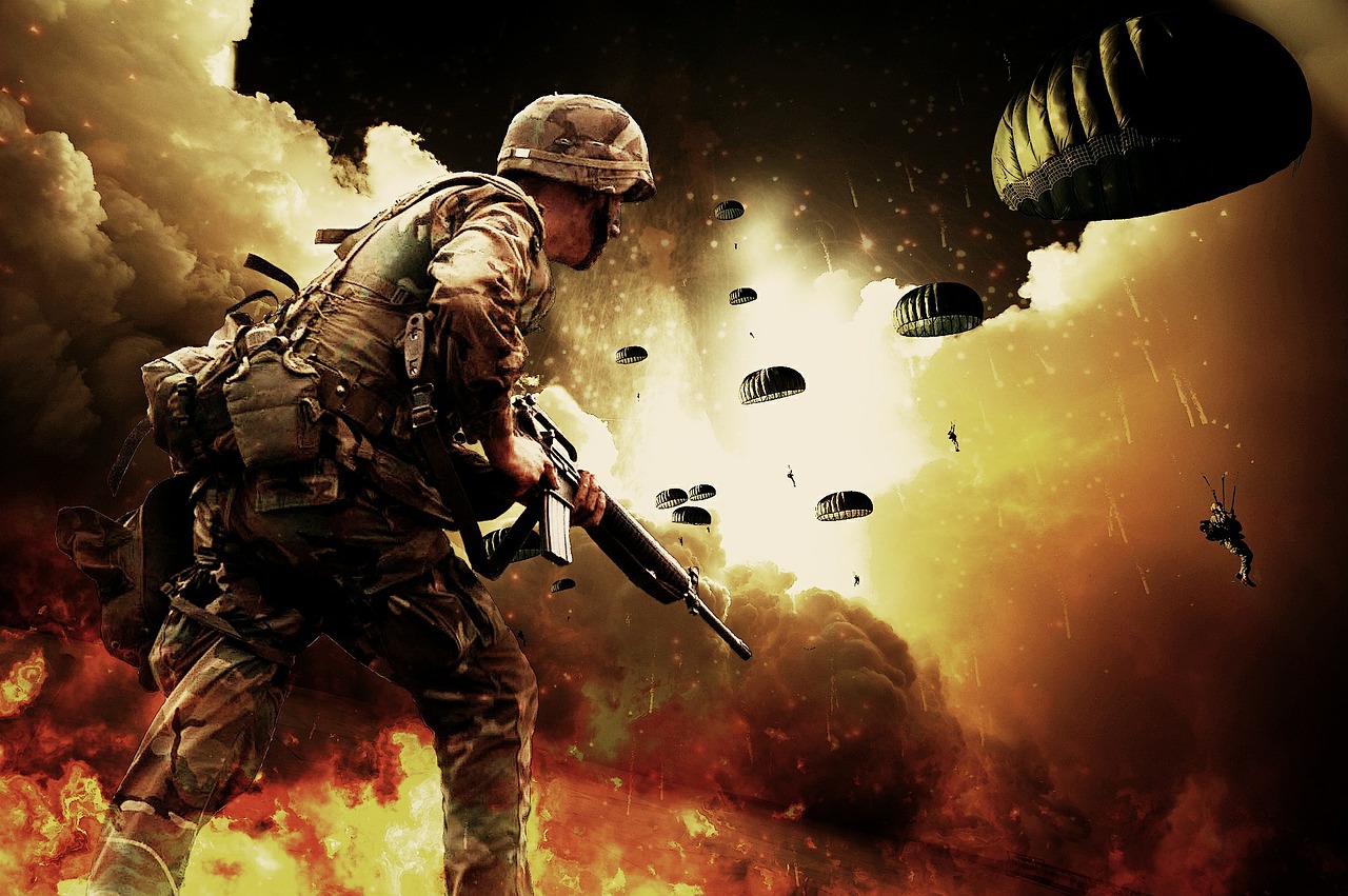 Image - war soldiers warrior paratroopers
