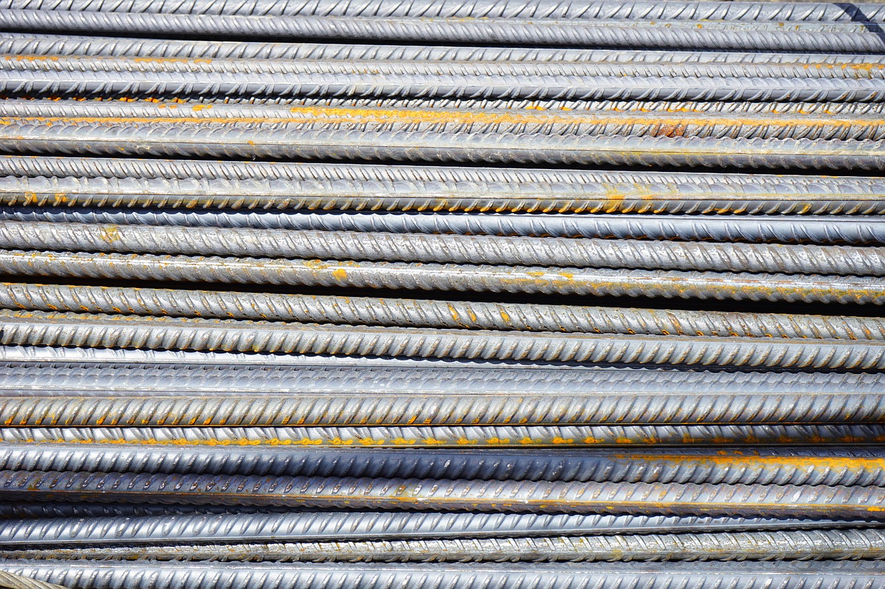 Image - iron rods reinforcing bars rods