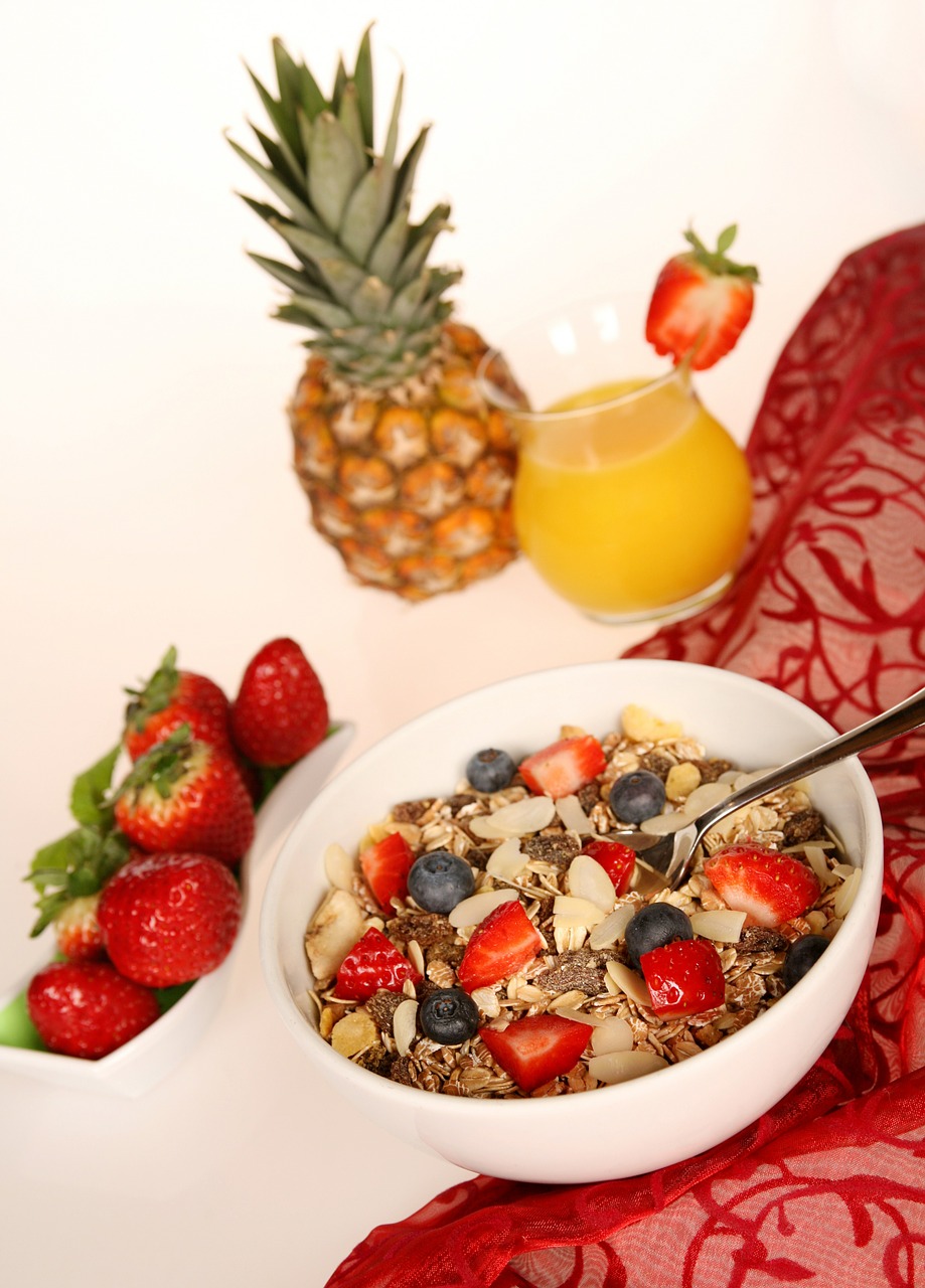 Image - muesli cereals oatmeal fruit