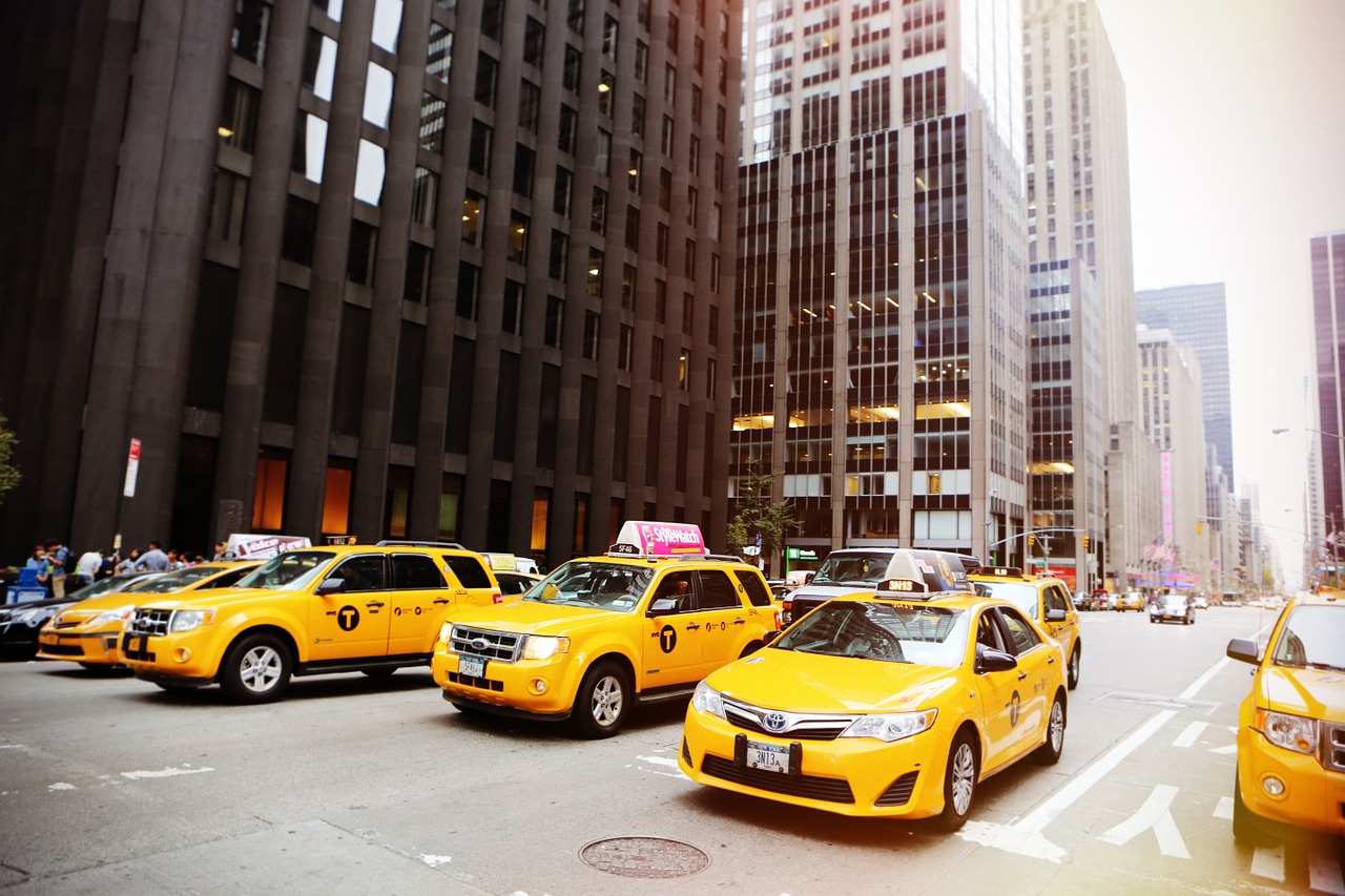 Image - taxicabs new york taxis cabs