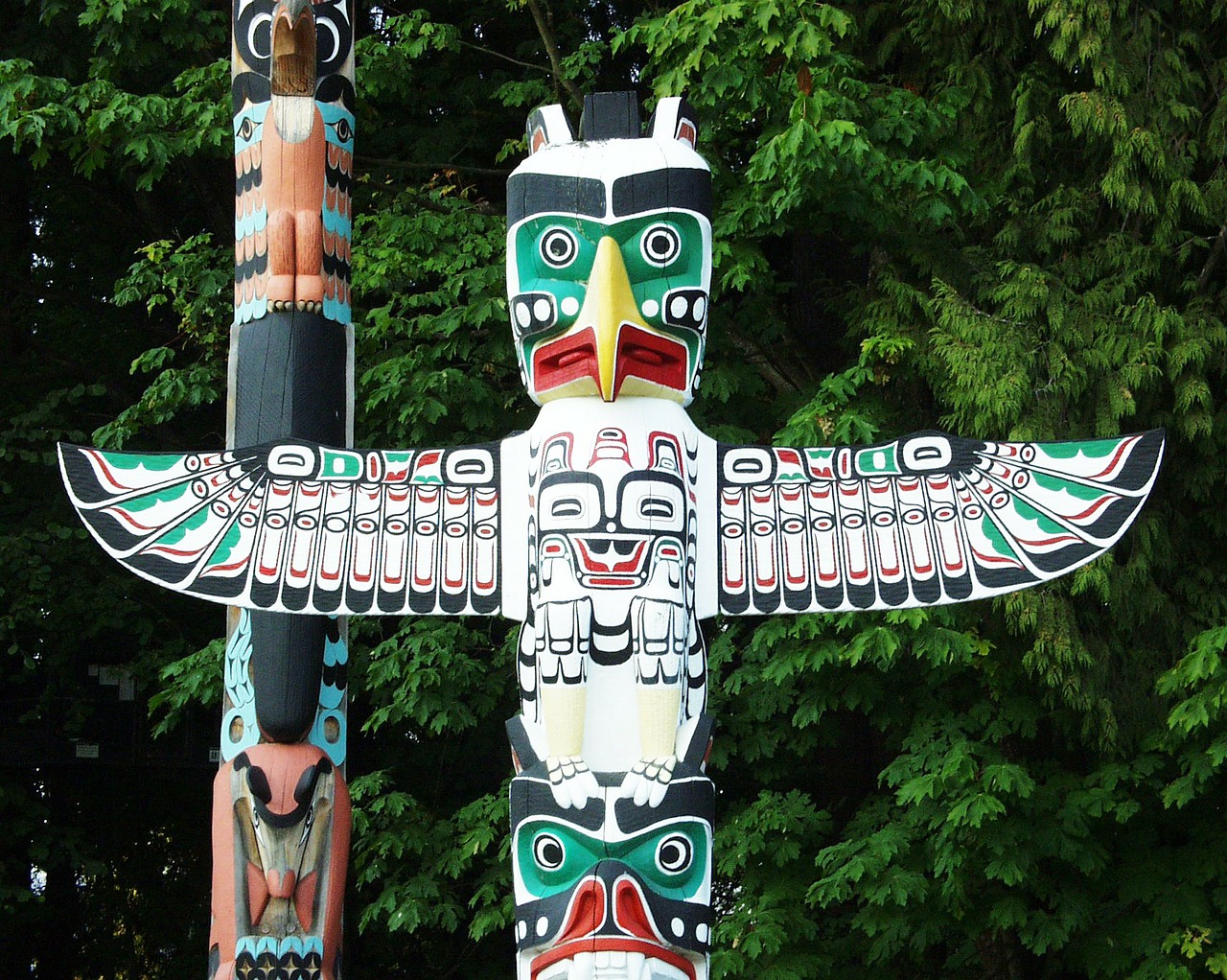 Image - totem pole native indian vancouver