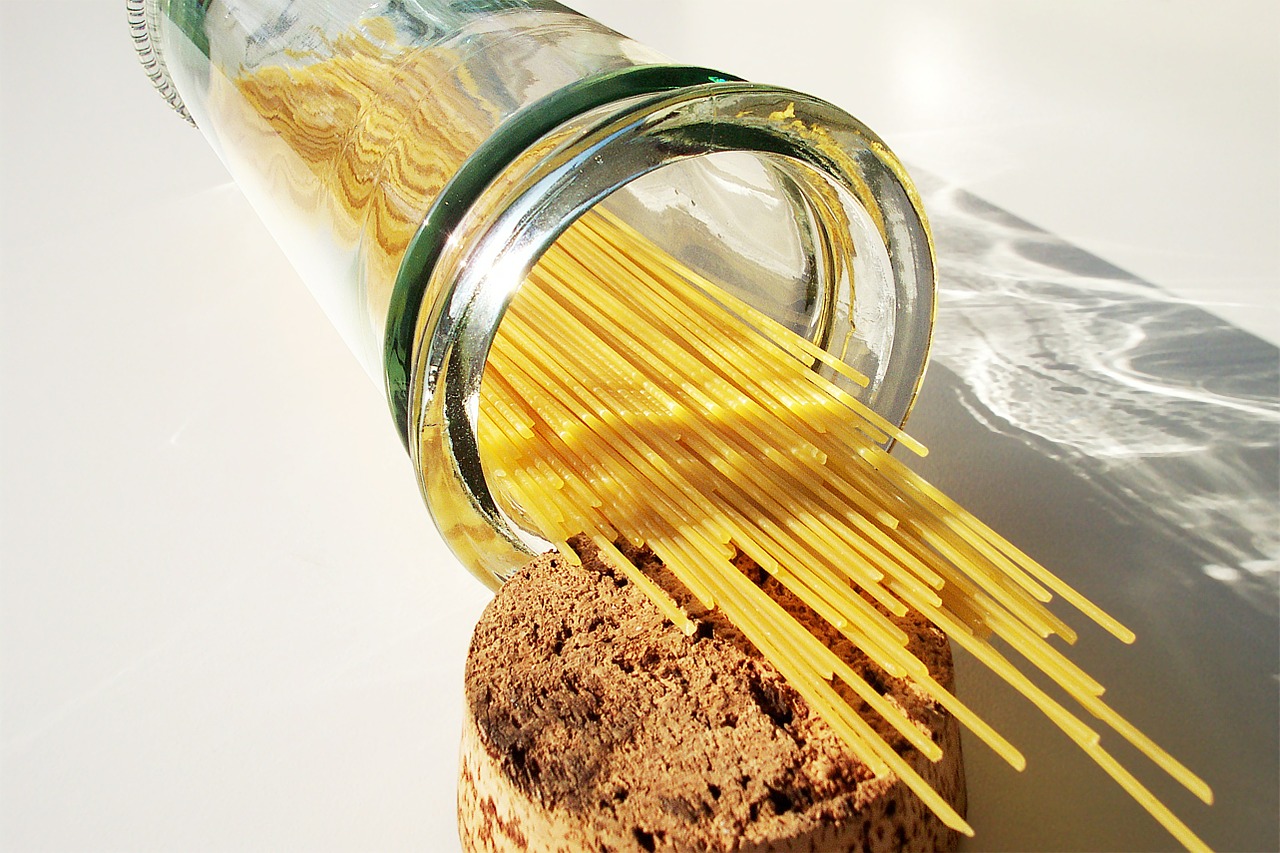 Image - spaghetti noodles pasta glass food