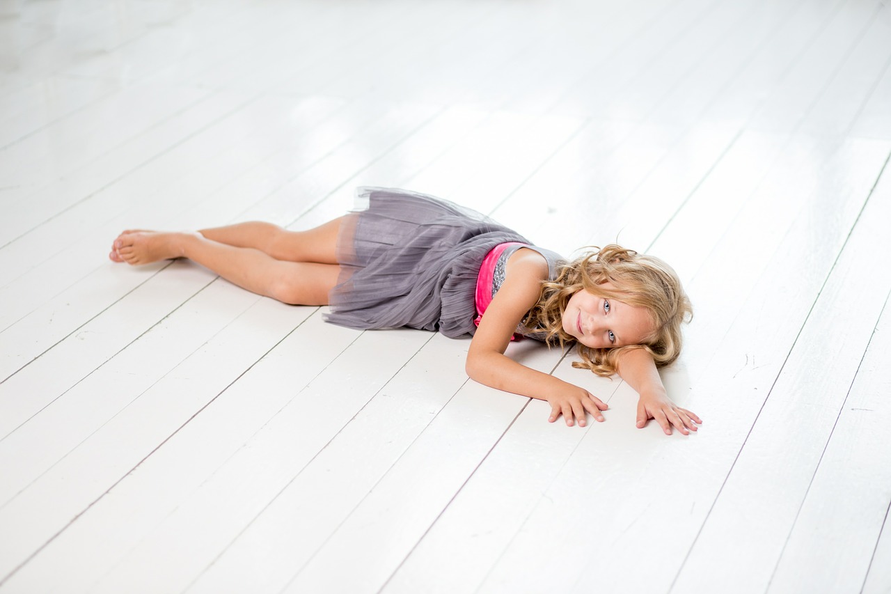 Image - girl lying relax young room white