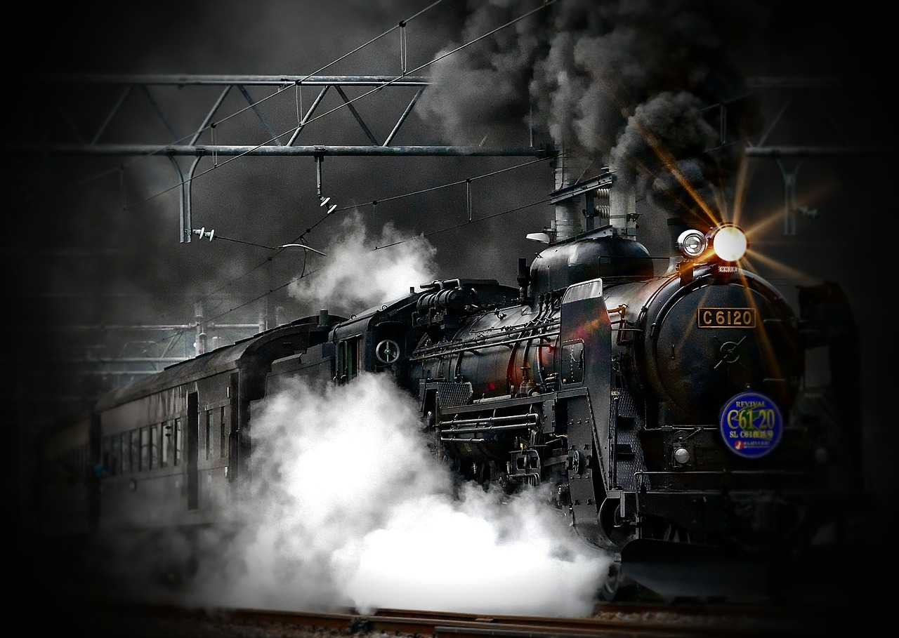 Image - steam train locomotive ancient