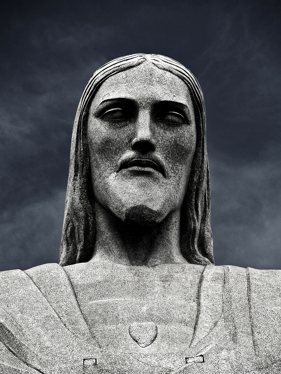 Image - corcovado head rio de janeiro