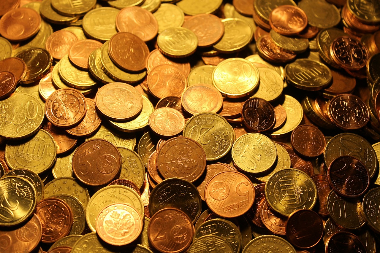 Image - money coins euro coins currency