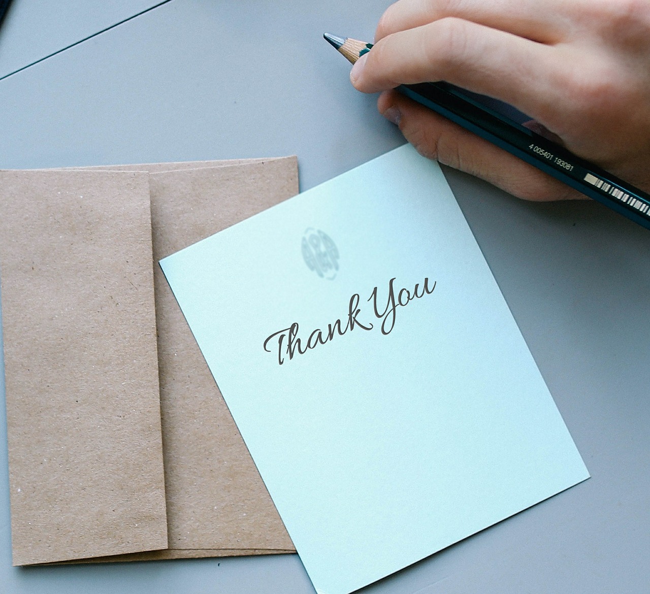 Image - thank you thanks card message note