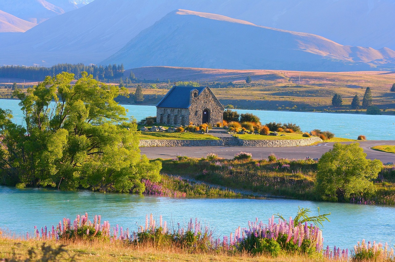 Image - lake tekapo new zealand church