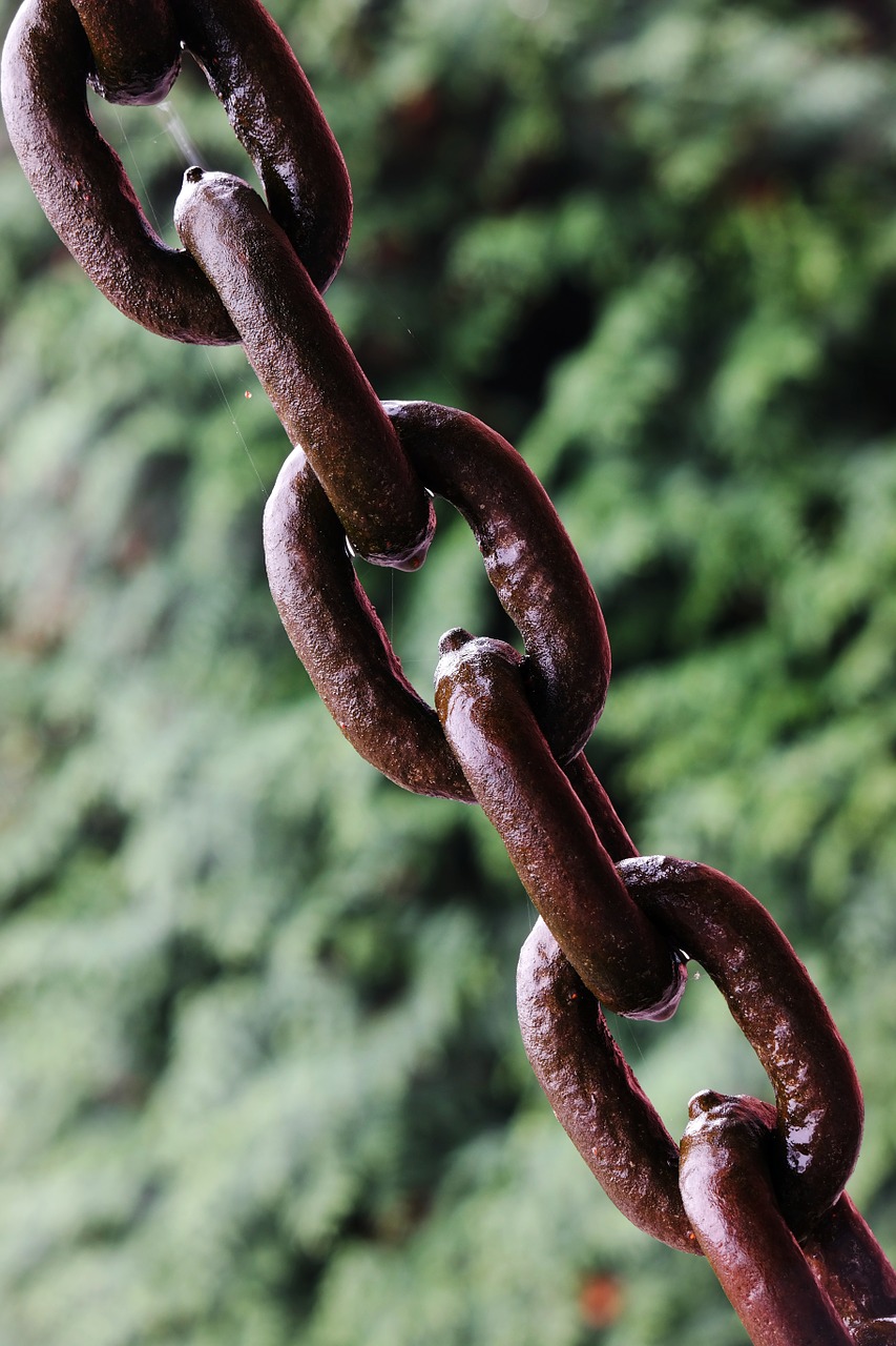Image - links of the chain chain iron metal