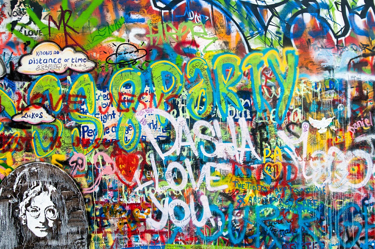 Image - graffiti john lennon wall wall